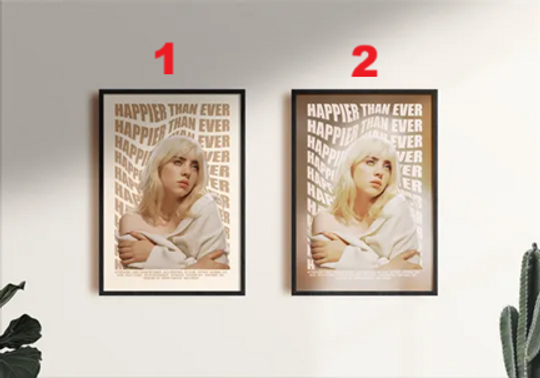 Billie Eilish Happier Than Ever Poster Premium Matte Vertical
