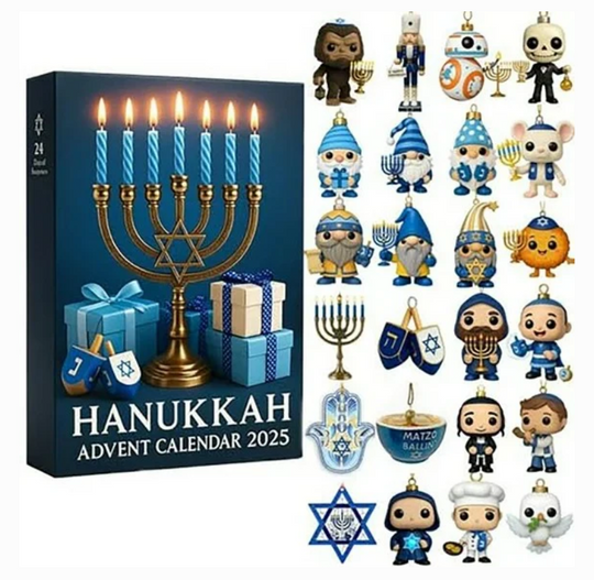 Discover 2025 Hanukkah Advent Calendar Countdown Box