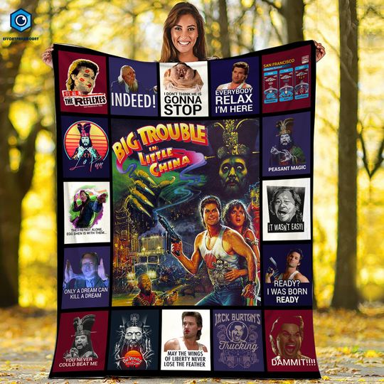 Discover Jack Burton Fleece Blanket, Lo Pan Lovers Fleece Blanket Quilt, Big Trouble In Little China