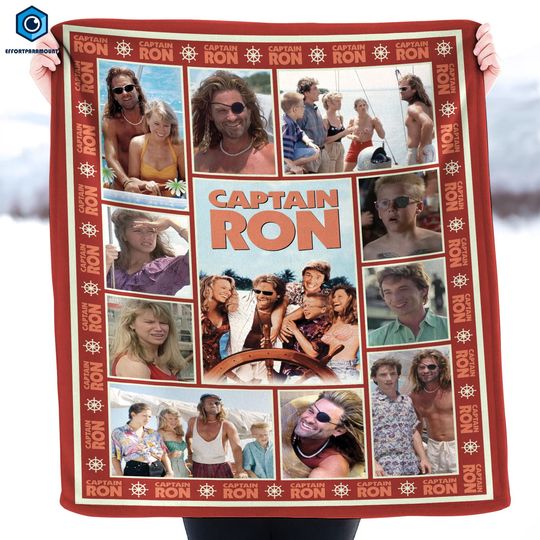 Discover Captain Ron 1992 Movie Fleece Blanket, Captain Ron Blanket, Captain Ron Kurt Russell Blanket
