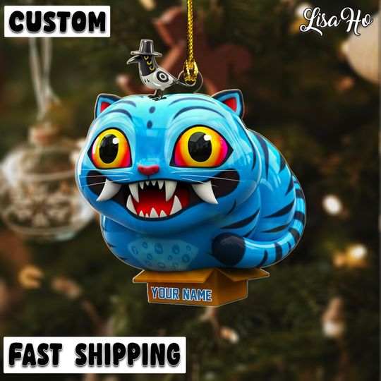 Personalized Name KPOP Demon Hunter Christmas Ornament