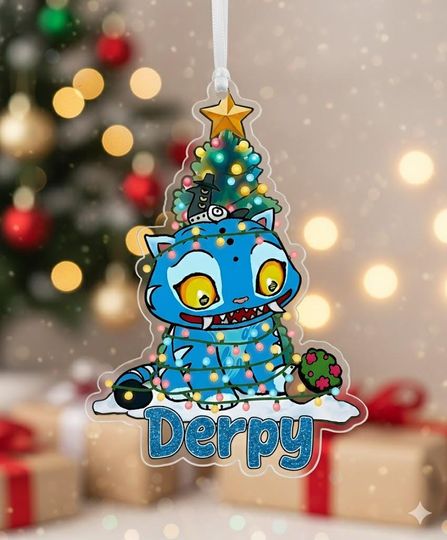 Discover Derpy Kpop Demon Hunter Acrylic Ornament Christmas Halloween