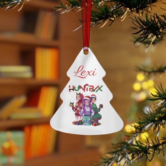 K-Pop Demon Hunters Personalized Christmas Metal Ornament