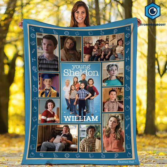 Young Sheldon Blanket | Sheldon Cooper Flecce Blanket | Young Sheldon Sitcom  Dr John Fan | Young Sheldon Homage