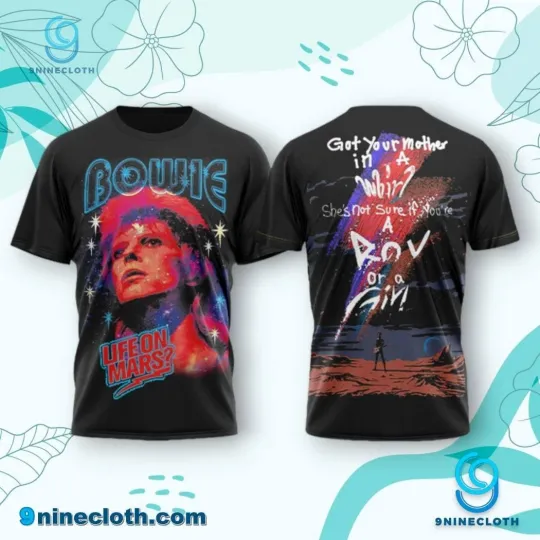 David Life On Mars 3D All Over Print Shirt
