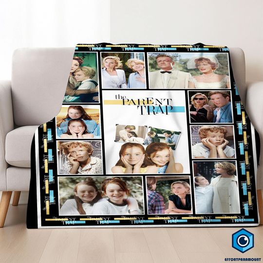 Discover Parent Trap Movie Blanket, Vintage 90s Movie Parent Trap Fleece Blanket, Parker Knoll Parent Trap Movie Blanket Gift