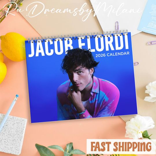 Discover Jacob Elordi 2026 Calendar, Jacob Wall Calendar, Office Decor, Unique Holiday Gifts, Gifts For Her, Jacob Elordi Merch, 2026 Calendar