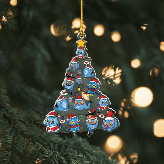 Discover Derpy Kpop Demon Hunter Acrylic Ornament Christmas Tree, Huntrix Ornament Personalized Decor Acrylic Ornament With Anime