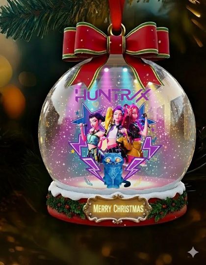 Discover Personalized KPOP Christmas Ornament 2025, Demon Hunters Ornament