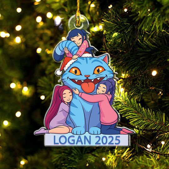 Derpy K-Pop Demon Hunter Acrylic Ornament, Custom Huntrix Decor