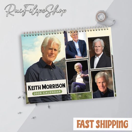 Discover Keith Morrison 2026 Wall Calendar, True Crime Quote Calendar, Funny True Crime Calendar, Aesthetic Home Office Decor, Unique Gift for Fans