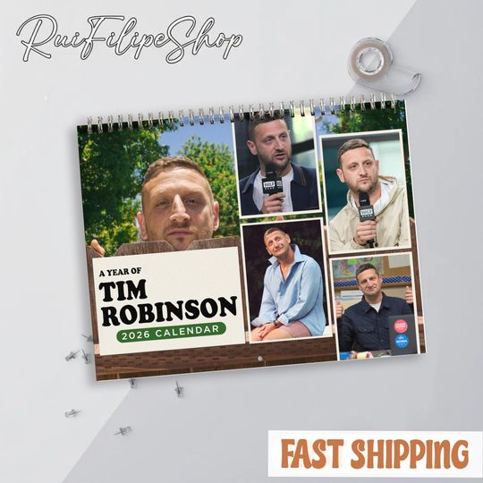 Tim Robinson Wall Calendar 2026, New Year Calendar, Robinson Calendar, Unique Christmas Gift, Robinson Calendar Gift, Holiday Gift Ideas