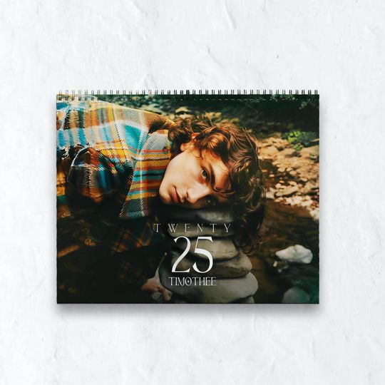 Discover Timothe Chalamet Calendar 2026 | Timothe Chalamet 2026 Wall Calendar, Celebrity Wall Calendar 2026, Best Gift For Timothe Chalamet Fan