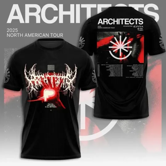 Discover Architects 2025 North American Tour 3D T-shirt