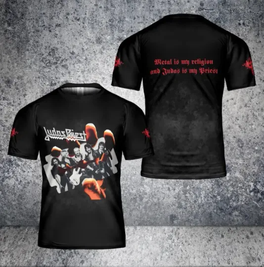 Judas Priest Gift For Fans AOP 3D T-Shirt