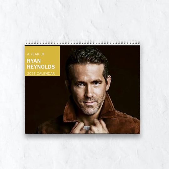 Discover Ryan Gosling Calendar 2026 | Ryan Gosling 2026 Celebrity Wall Calendar, Wall Calendar 2026, Best Gift For Ryan Gosling Fan