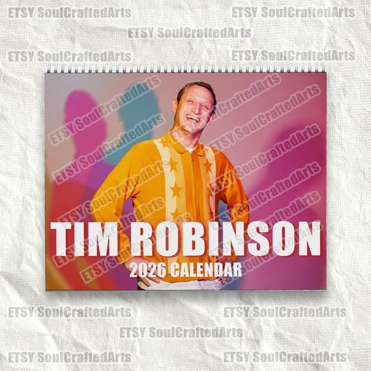 2026 Tim Robinson Calendar & Planner  Modern Wall Calendar, Funny Christmas Gift, Holiday Calendar for Fans and Collectors