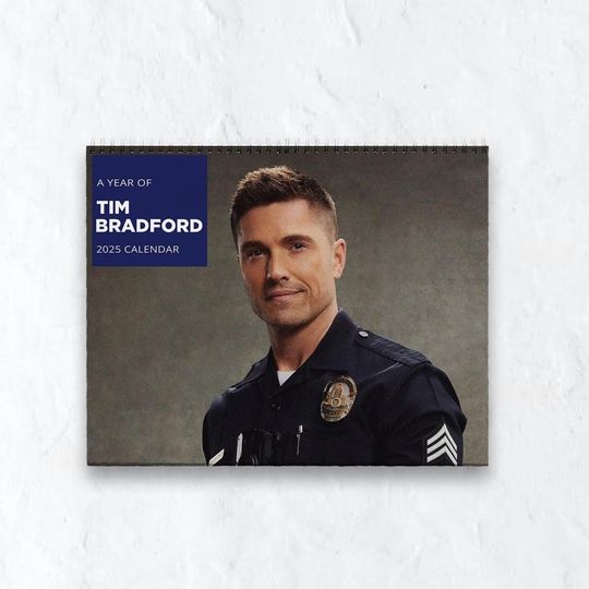 Discover Tim Bradford 2026 Calendar, Funny Celebrity Wall Planner, 90s Retro Graphic Gift, TV Character Merch, New Year Fan Gift Idea