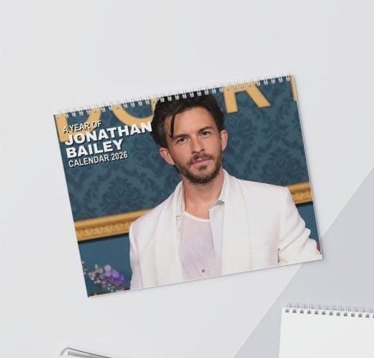 2026 Jonathan Bailey Calendar | Celebrity Wall Calendar | Holiday Gift For Fan | Home Office Decoration | Yearly Planner Gift