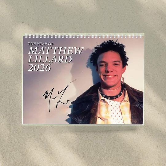 Discover Matthew 2026 Wall Calendar, The Year of Matthew Celebrity Planner, Funny Fan Gift for Him and Her, Pop Culture Holiday Gift Idea