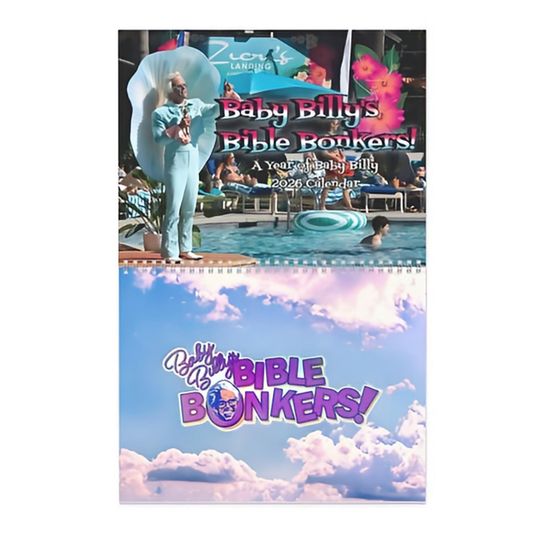 Discover Baby Billy Freeman 2026 Calendar, Funny Pop Culture Wall Planner, TV Character Comedy Art Gift, Monthly Colorful Fan Calendar