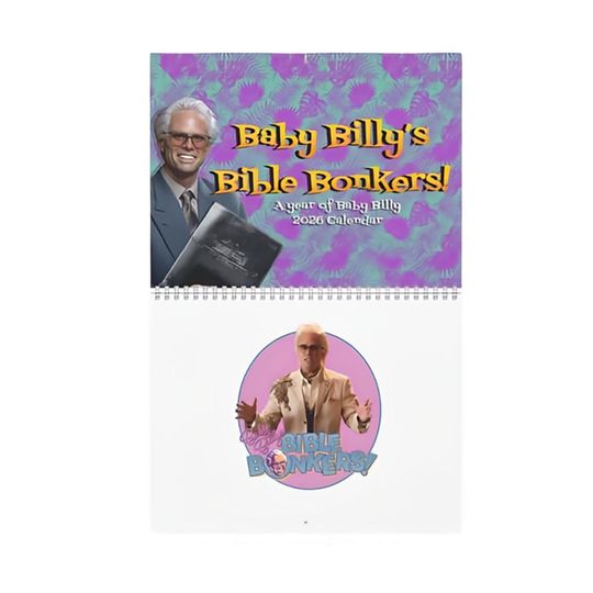 Discover Baby Billy Freeman 2026 Calendar, Funny Pop Culture Wall Planner, TV Character Comedy Art Gift, Monthly Colorful Fan Calendar