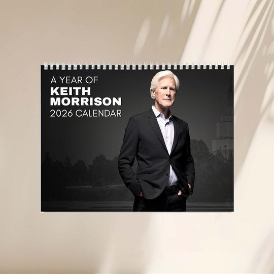 Discover Keith Morrison 2026 Wall Calendar, True Crime Quote Calendar, Aesthetic Home Office Decor, Unique Gift for Fans