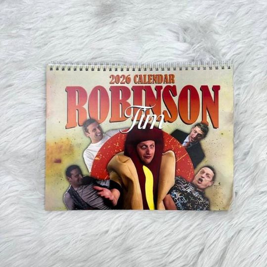 2026 Tim Robinson Calendar & Planner  Modern Wall Calendar, Funny Christmas Gift, Holiday Calendar for Fans and Collectors