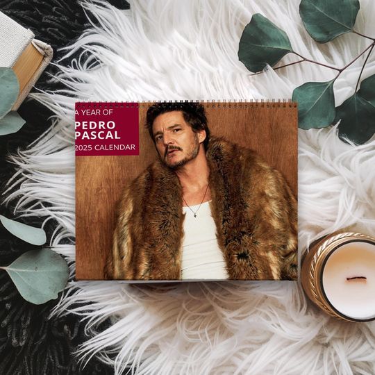 Discover Pedro Pascal 2026 Calendar, Pedro Pascal Celebrity Merchandise, Celebrity Crush Merch, Unique Holiday Gift, Pedro Pascal Gift, New Year Gift