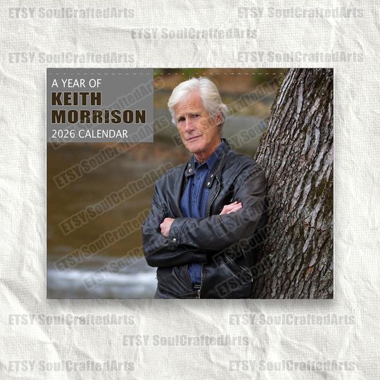Discover Dateline Keith Morrison 2026 Wall Calendar, True Crime TV Gift, Best Lines Calendar for Fans, Pop Culture Wall Decor