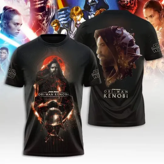 Discover Star Wars Obi-wan Kenobi T-shirt 3D Apparel
