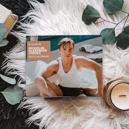 Discover Nicholas Alexander Chavez Calendar 2026 Calendar, Nicholas Chavez Wall Calendar 2026, Planner 2026, Unique Holiday Gift, New Year Gift