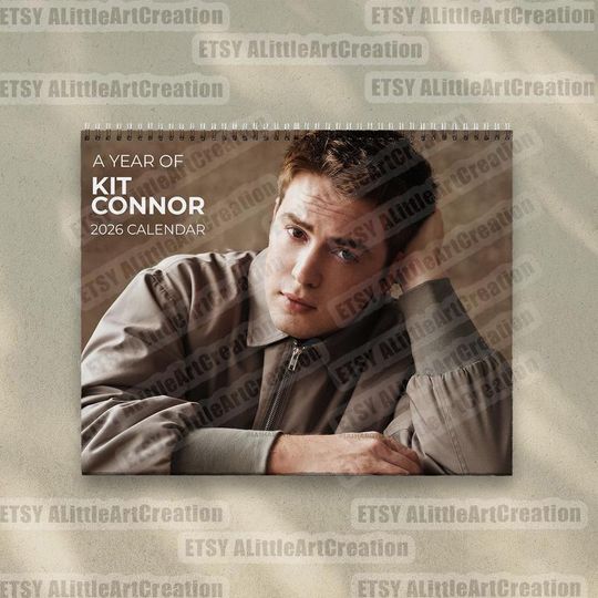 A Year of Kit Connor 2026 Wall Calendar, Nick Nelson Heartstopper Fan Gift, Celebrity Crush Planner, Home & Office Decor, Holiday Gift