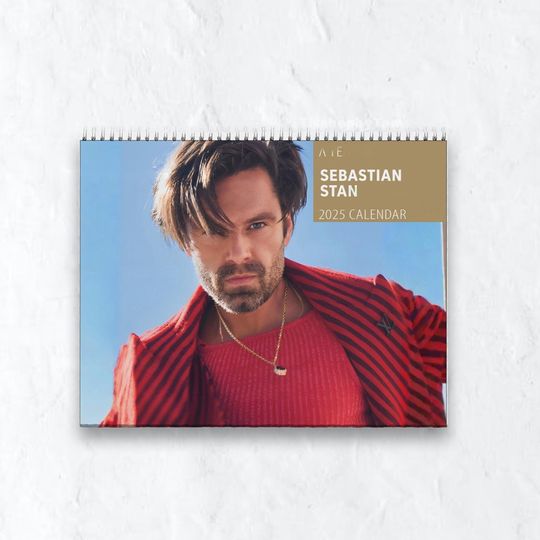 Discover Sebastian Stan 2026 Wall Calendar, Celebrity Fan Planner, Funny Movie Star Gift for Her, Celebrity Crush Merch, Holiday Calendar