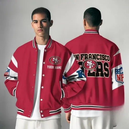 49ers National Football Conference Unisex Baseball Jacket