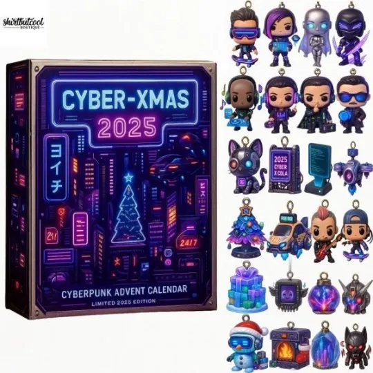 Discover HOT!!Cyber-XMAS 2025 Cyberpunk Advent Calendar