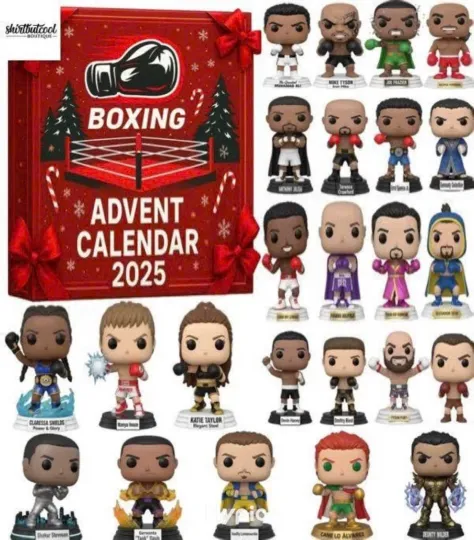 Discover HOT!!Boxing Sports Inspired 2025 Advent Calendar 24-Day Holiday Countdown Gift