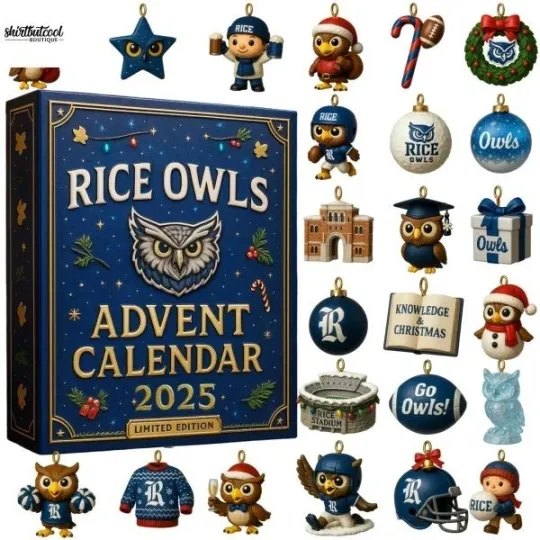 Discover NEW!!College Team Inspired 2025 Advent Calendar 24-Day Holiday Countdown Gift