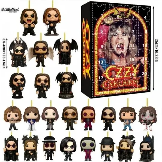 Discover HOT!!Rock Legend Inspired 2025 Advent Calendar 24-Day Holiday Gift Display
