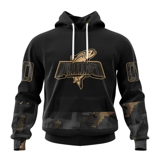Discover Personalized Idaho Steelheads Hoodie Special Military Design ST2
