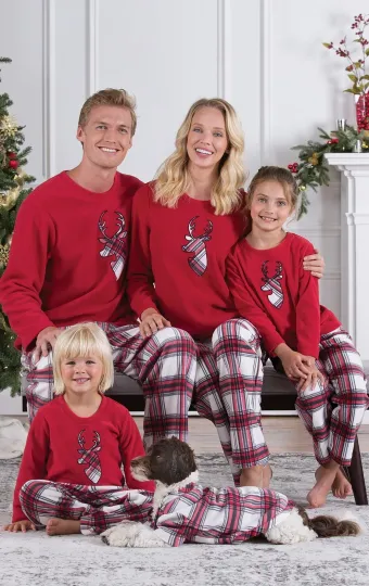Discover Christmas Family Pajama Sets for Men, Women, Kids