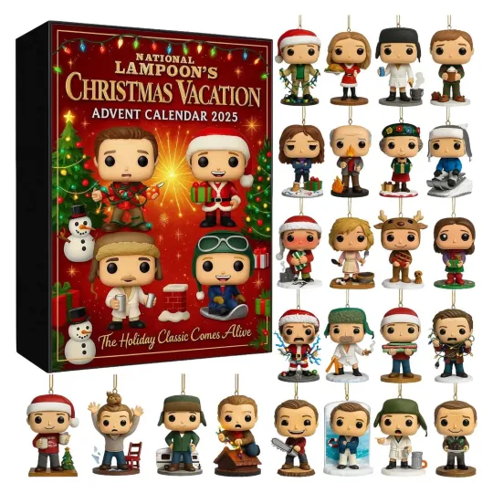Discover National Lampoon's Advent Calendar Christmas 2D Acrylic Cartoon Movie Pendant