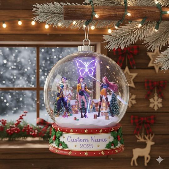 Discover Demon Hunters Ornament, Personalized KPOP Ornament 2025, KPOP Christmas Keepsake