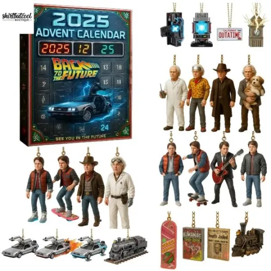 Back To The Future 2025 2D Acrylic Advent Calendar
