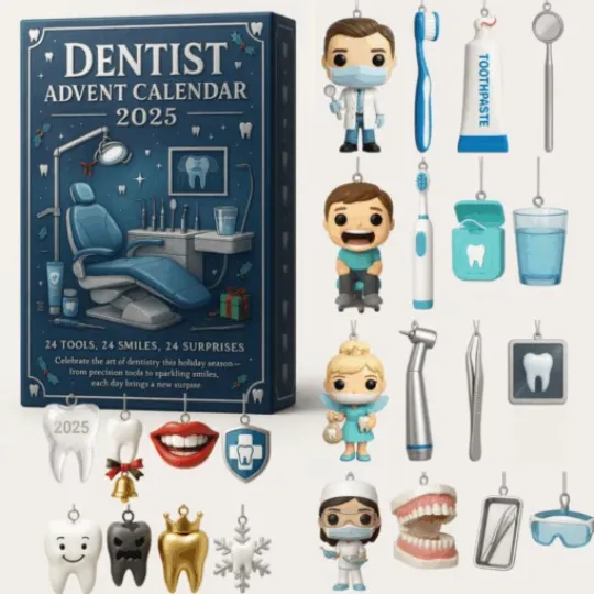 Discover HOT!!2025 Dentist Advent Calendar Dental Hygiene Tooth Gift Set 24 Day Countdown