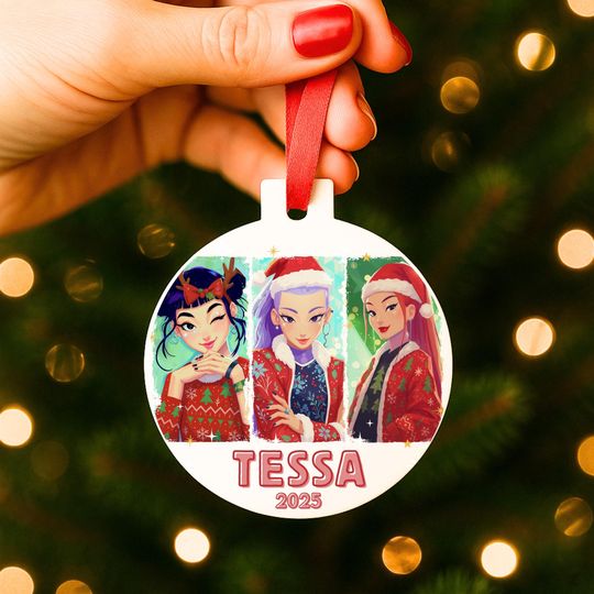 Discover Personalized KPOP Ornament 2025, Demon Hunters Ornament, KPOP Christmas Keepsake