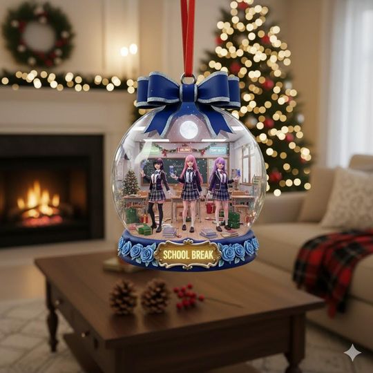 Demon Kpop Hunters Acrylic Ornament, Personalized Huntrix Uniform Christmas Ornament