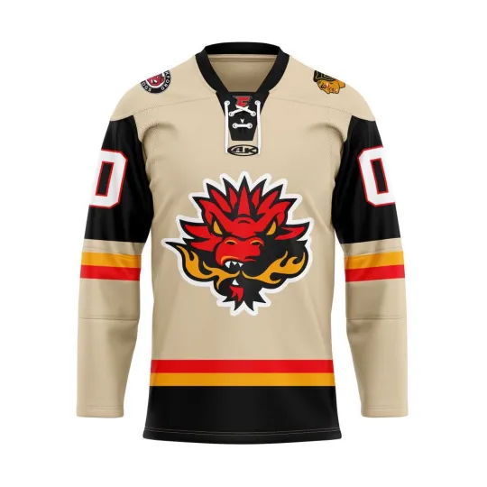 Discover Personalized Indy Fuel 2025/26 Sand Lace Hockey Shirt Men's Fan Gear Xmas Gift