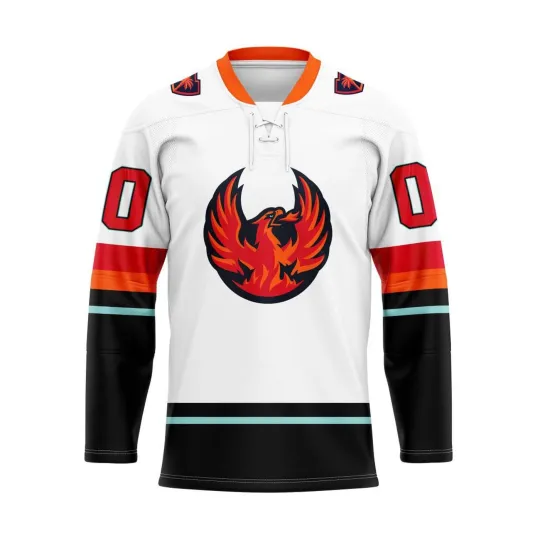 Discover Personalized Coachellla Valley Firebirds Away Lace Hockey Shirt Men's Fan Gear