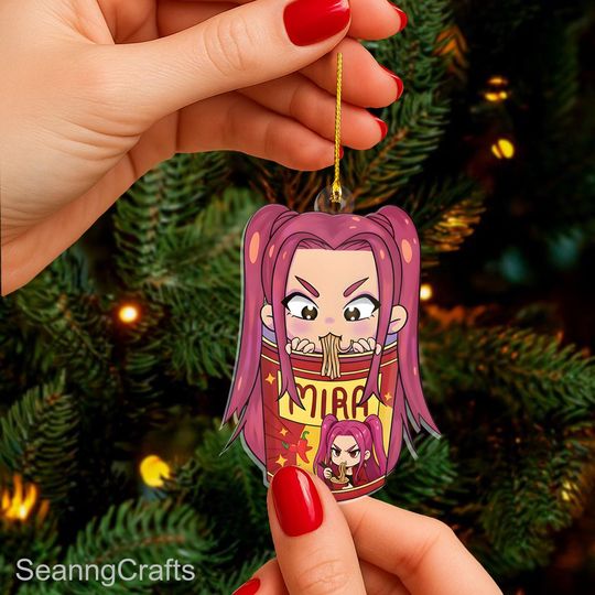 Discover Kpop Idol Acrylic Ornament, Fantasy Girl Group Christmas Keepsake